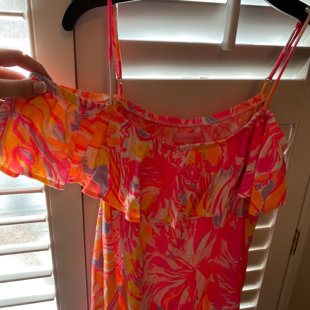 Lily Pulitzer off the shoulder top